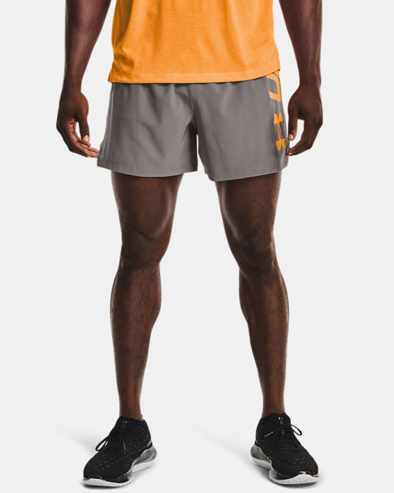 Men's UA Speedpocket 5" Shorts, Gray, pdpMainDesktop image number 1